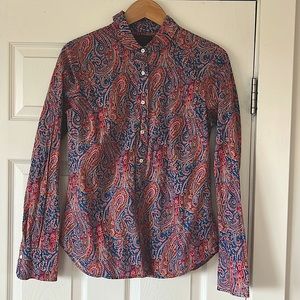 J Crew Liberty button up